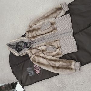Juicy Couture  Faux Fur / Mink Jacket / Hoodie